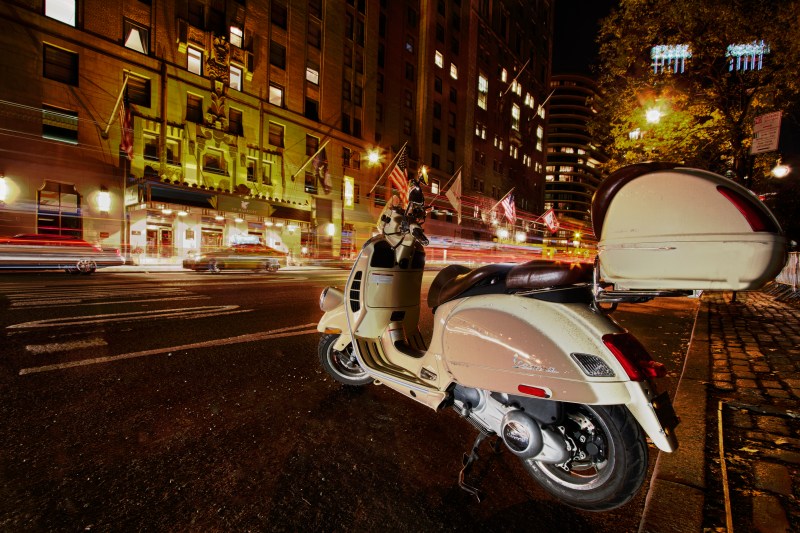 Vespa Scooter in Manhattan