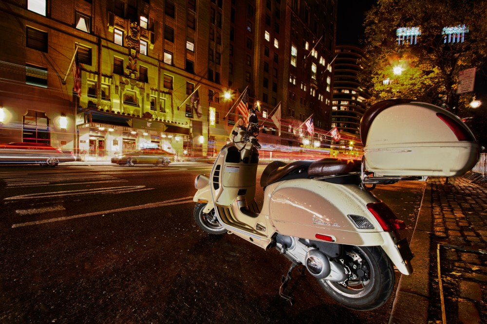Vespa Scooter in Manhattan