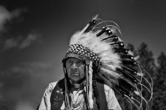 Indian Chief at pow-wow