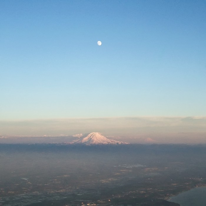 Mt Rainier Moonrise