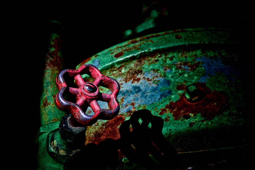 Little Red Pipe Faucet