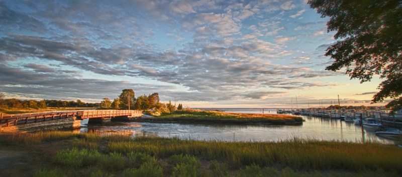 Clinton Beach at Sunset