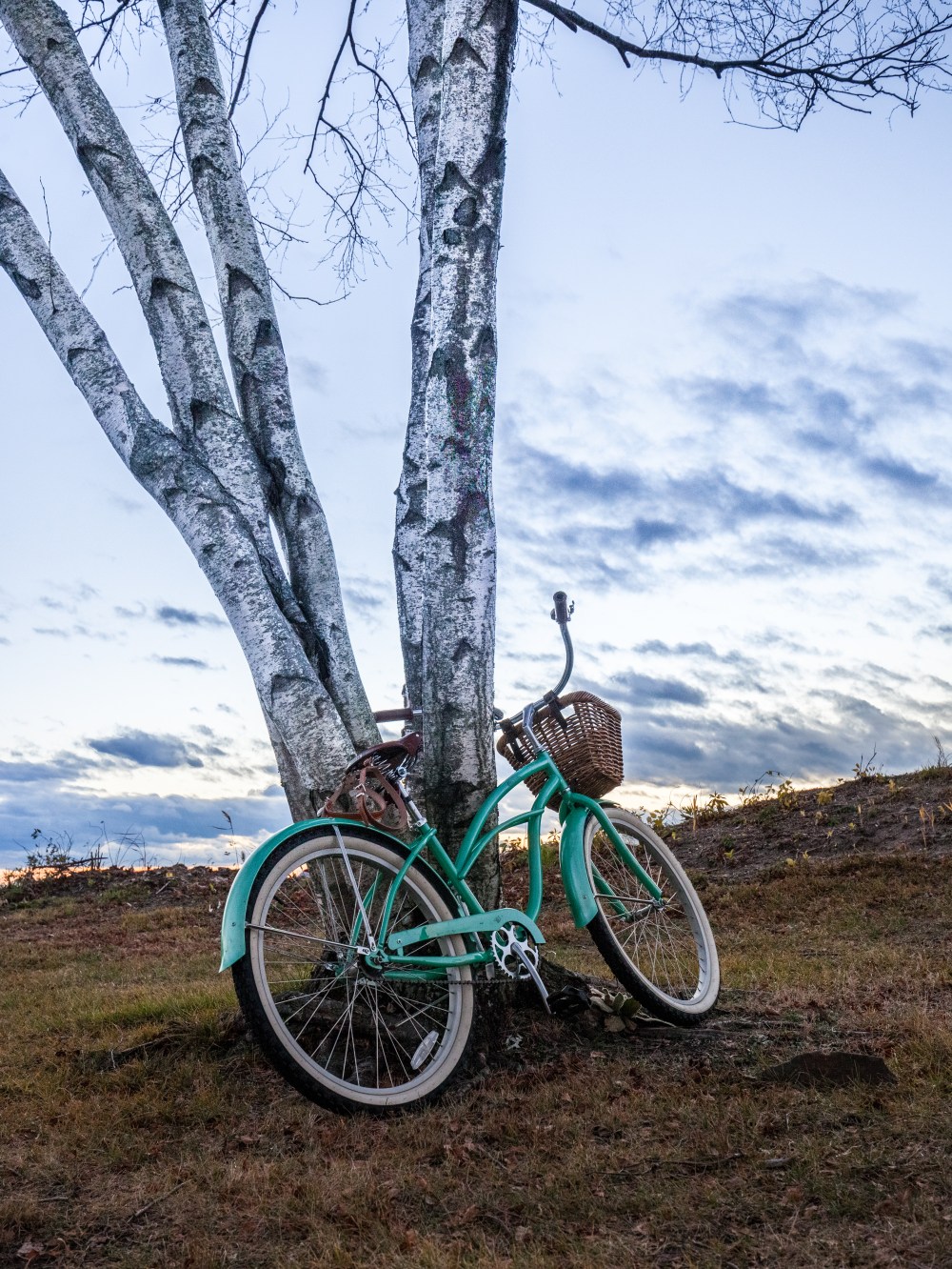 bike at beach