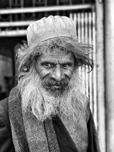 Bearded man in India